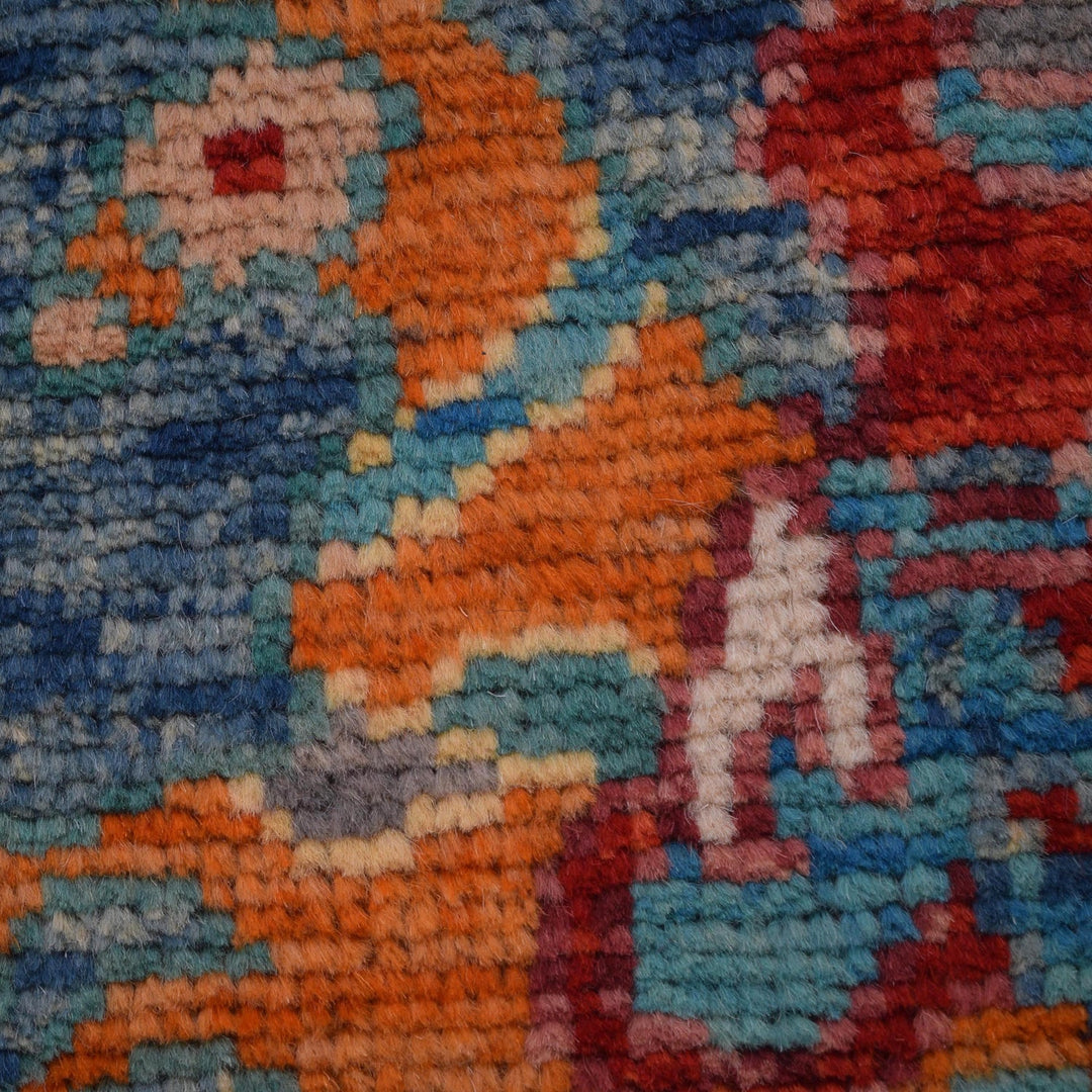 Handmade Picture Area Rug 4' 0" x 6' 1" - No. AL77210