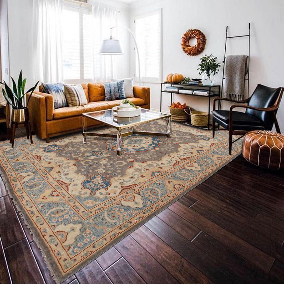 Turkish Design Oushak Rug 8' 6" x 10' 9" - No. AL57725