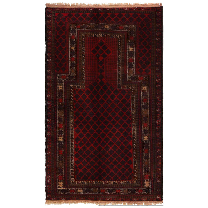 Small Prayer Carpet 2' 10" x 4' 8" - No. AL94567
