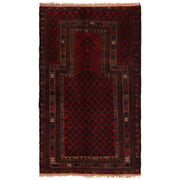 Small Prayer Carpet 2' 10" x 4' 8" - No. AL94567