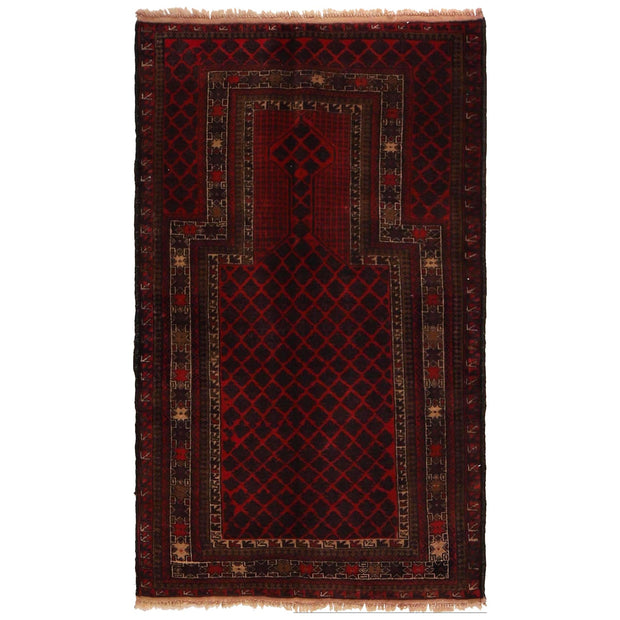 Small Prayer Carpet 2' 10" x 4' 8" - No. AL94567