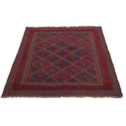 Handmade Afghan Carpet 3' 7" x 3' 10" - No. AL87678