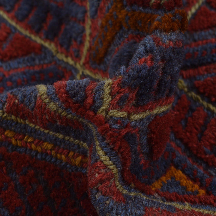 Handmade Afghan Carpet 3' 7" x 3' 10" - No. AL87678