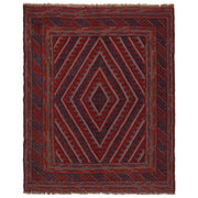 Handmade Afghan Carpet 3' 7" x 4' 0" - No. AL77542