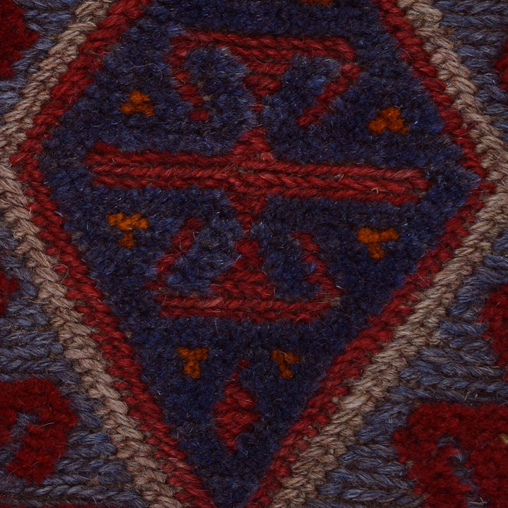 Handmade Afghan Carpet 3' 7" x 4' 0" - No. AL77542