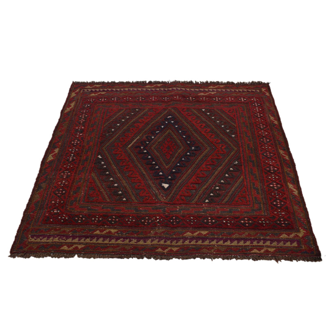Handmade Afghan Carpet 3' 9" x 4' 0" - No. AL51926