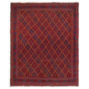 Handmade Wool Mushwani Rug 4' 9" x 5' 10" - No. AL81373