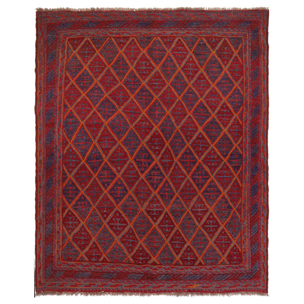 Handmade Wool Mushwani Rug 4' 9" x 5' 10" - No. AL81373