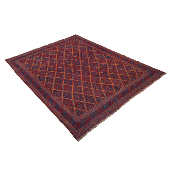 Handmade Wool Mushwani Rug 4' 9" x 5' 10" - No. AL81373