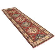 Hand knotted Kazak Runner Carpet 2' 10" x 9' 3" - No. AL90976