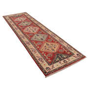 Hand knotted Kazak Runner Carpet 2' 10" x 9' 3" - No. AL90976