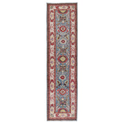 Oriental Kazak Runner Rug 3' 1" x 12' 10" - No. AL87641