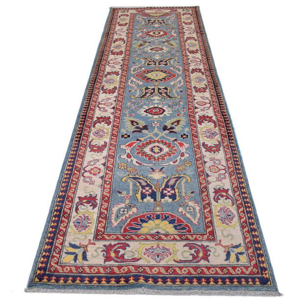 Oriental Kazak Runner Rug 3' 1" x 12' 10" - No. AL87641