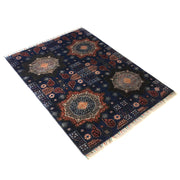 Purple Color Mamluk Carpet 3' 6" x 4' 11" - No. AL39584