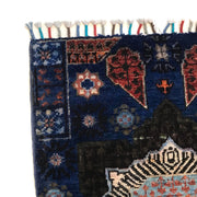 Purple Color Mamluk Carpet 3' 6" x 4' 11" - No. AL39584