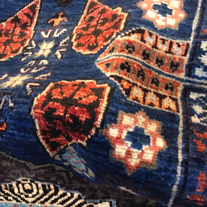 Purple Color Mamluk Carpet 3' 6" x 4' 11" - No. AL39584