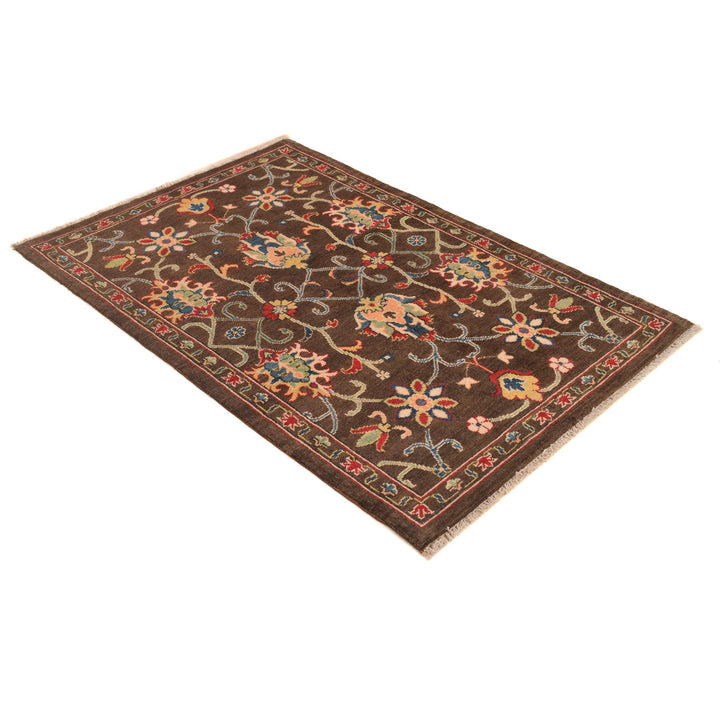 Hand knotted Sultani Carpet 3' 4" x 5' 1" - No. AL58164