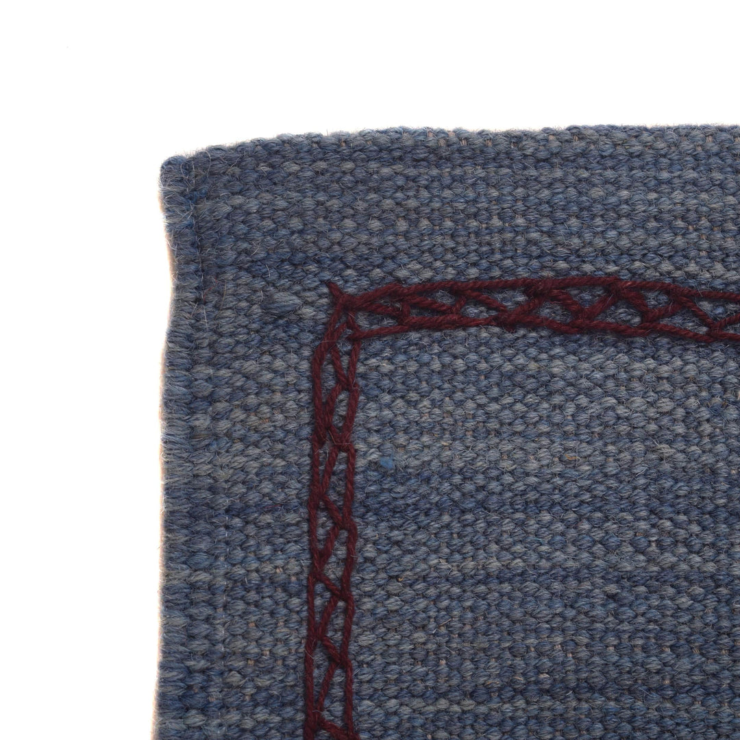 Afghan Kilim Rug 4' 11" x 6' 10" Flat-Weave | No. AL80163