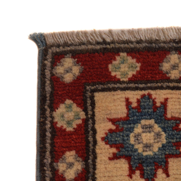 Blue Color Kazak Rug 3' 4" x 4' 9" - No. AL92467