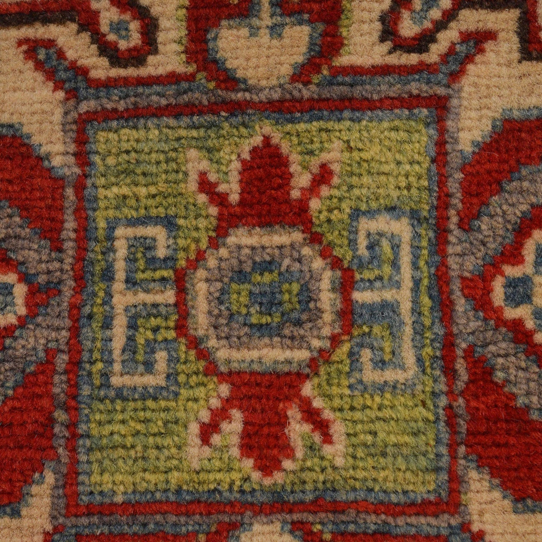 Blue Color Kazak Rug 3' 4" x 4' 9" - No. AL92467