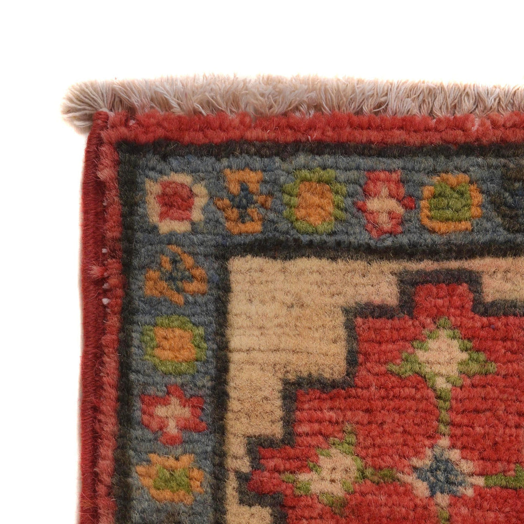 Hand Knotted Kazak Oriental Rug 3' 4" x 4' 8" - No. AL62522