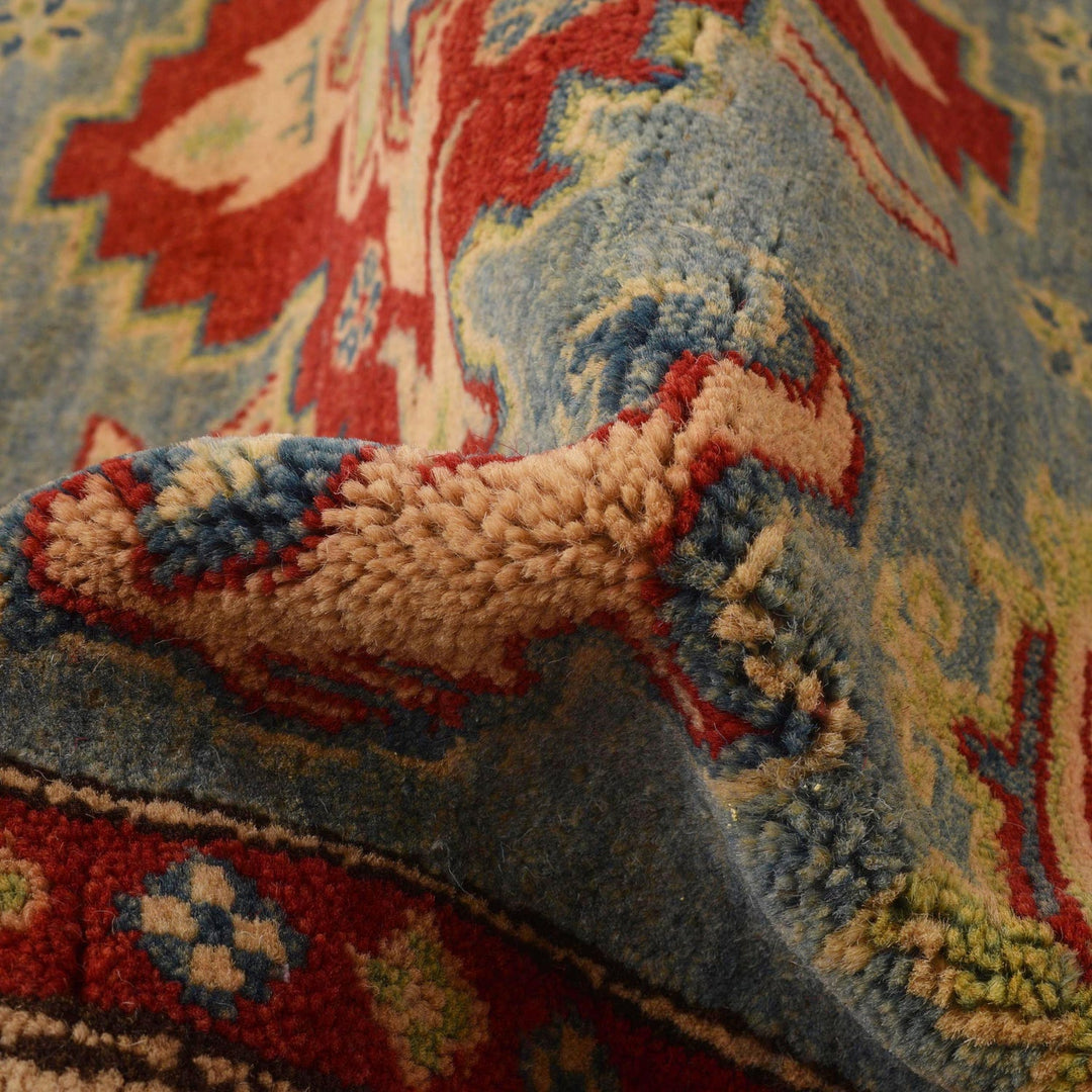 Blue Color Kazak Rug 4' 0" x 5' 9" - No. AL10251