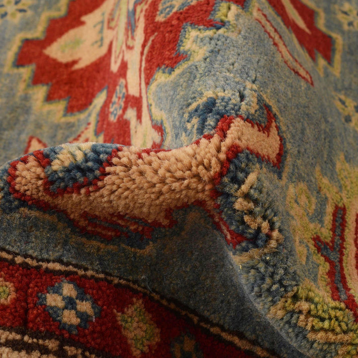 Blue Color Kazak Rug 4' 0" x 5' 9" - No. AL10251
