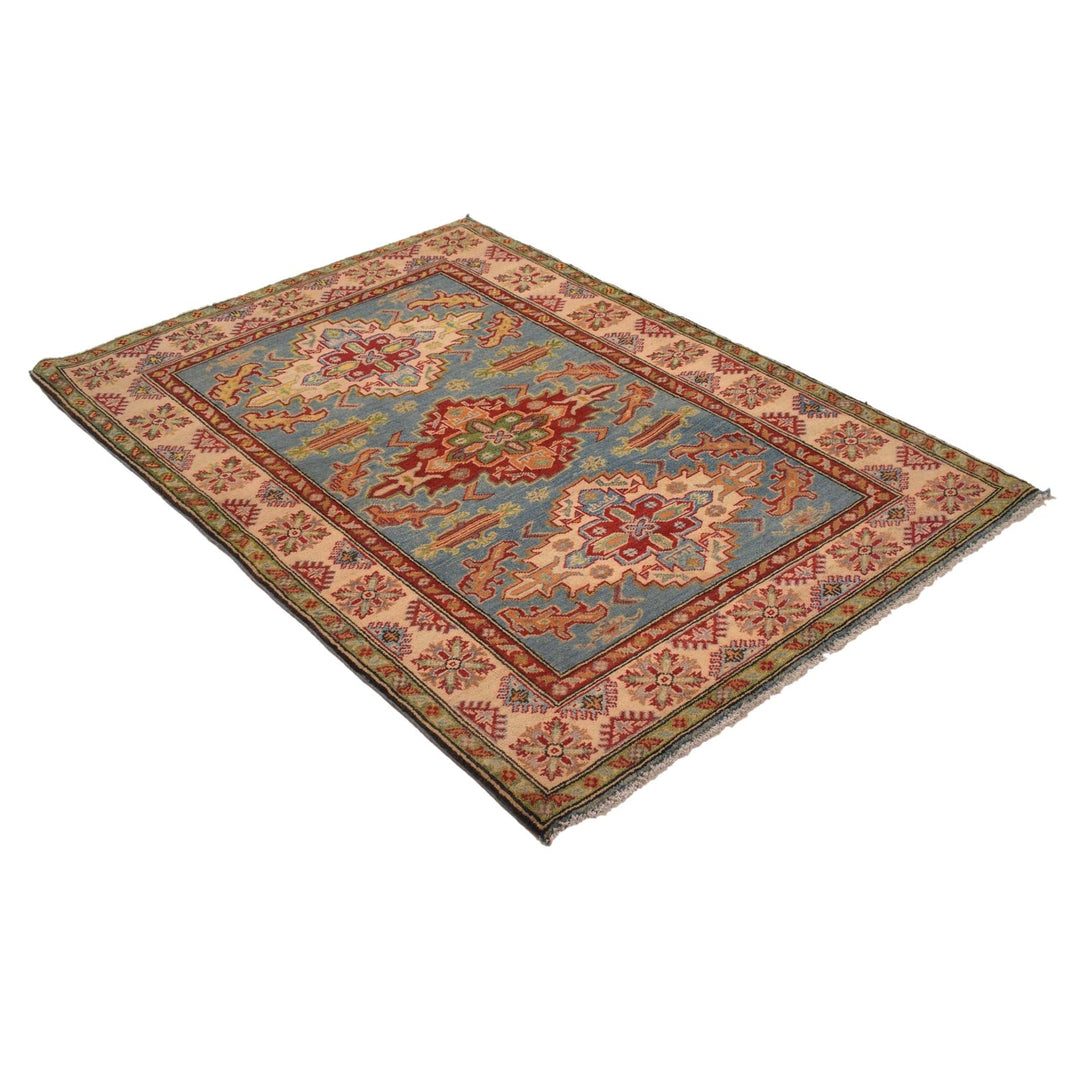 Hand knotted Kazak Rugs 4' 0" x 5' 10" - No. AL56001