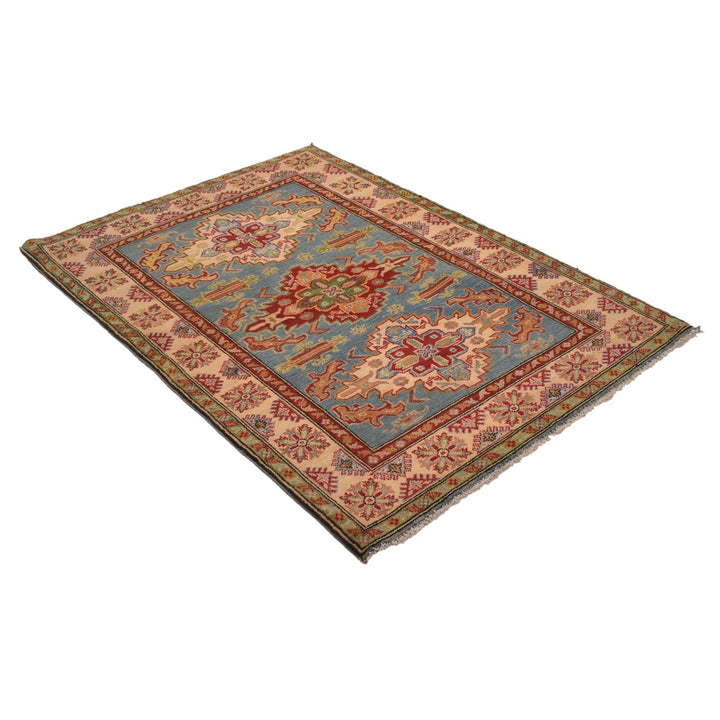 Hand knotted Kazak Rugs 4' 0" x 5' 10" - No. AL56001