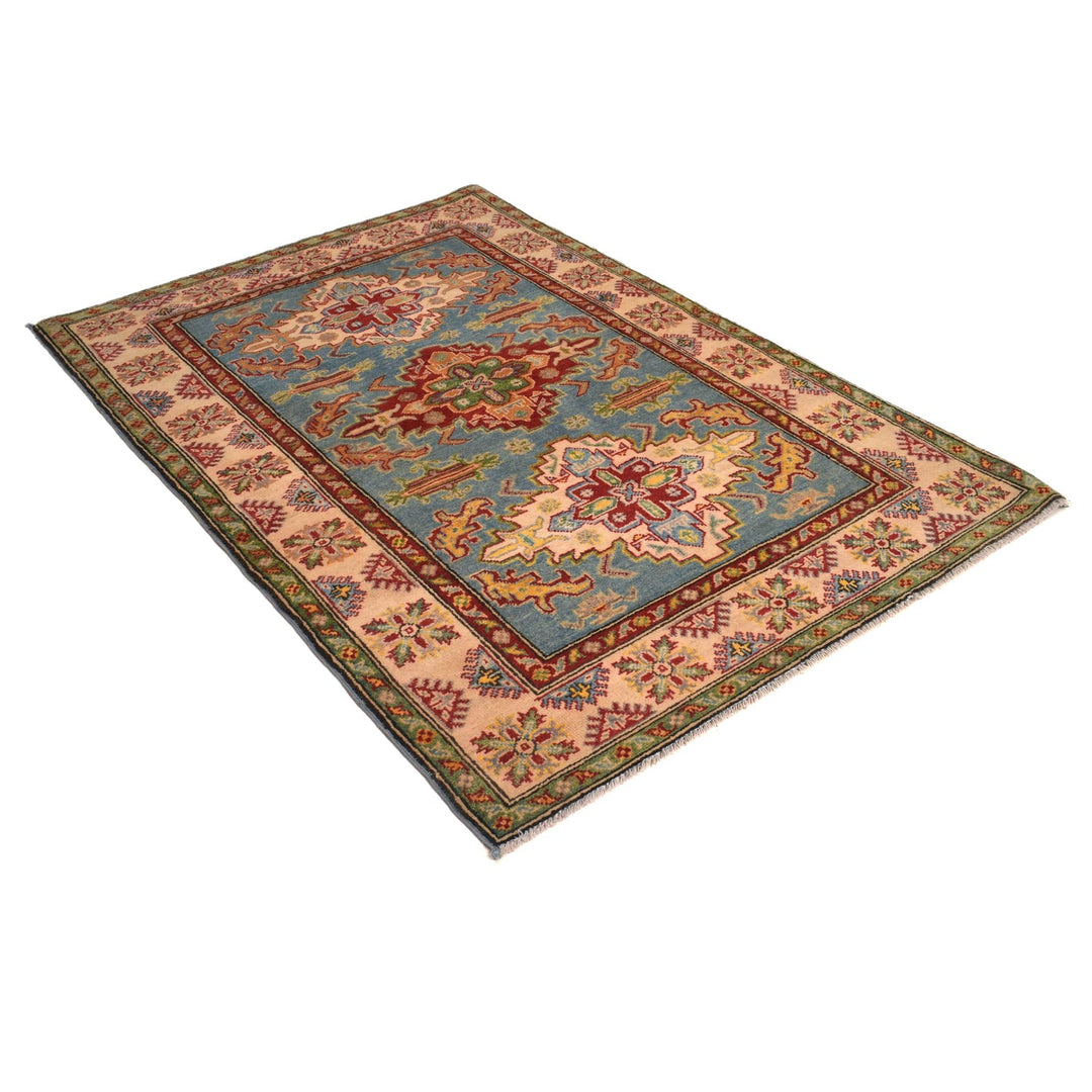 Hand knotted Kazak Rugs 4' 0" x 5' 10" - No. AL56001