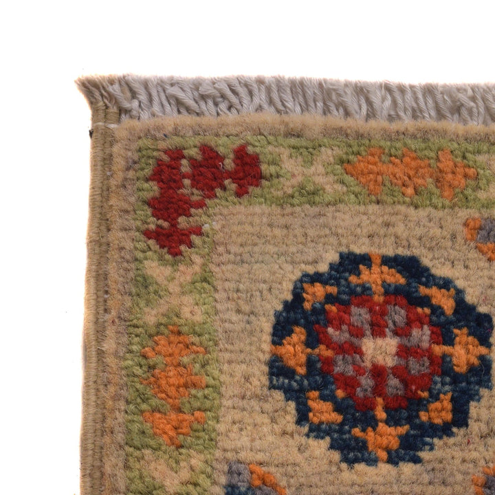 Hand knotted Kazak Carpet 3' 3" x 4' 11" - No. AL84244
