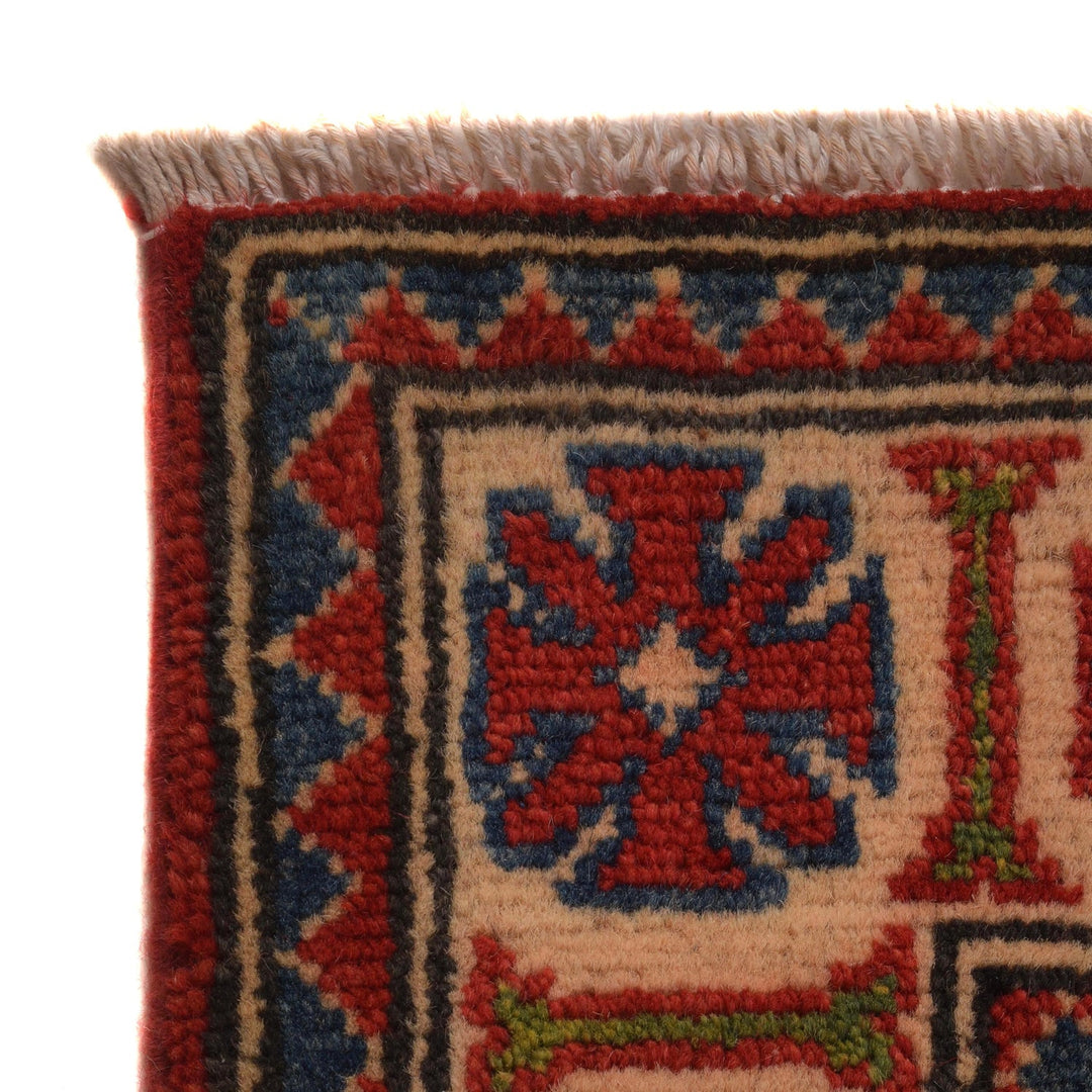 Handmade Kazak Area Rug 3' 4" x 4' 10" - No. AL30480