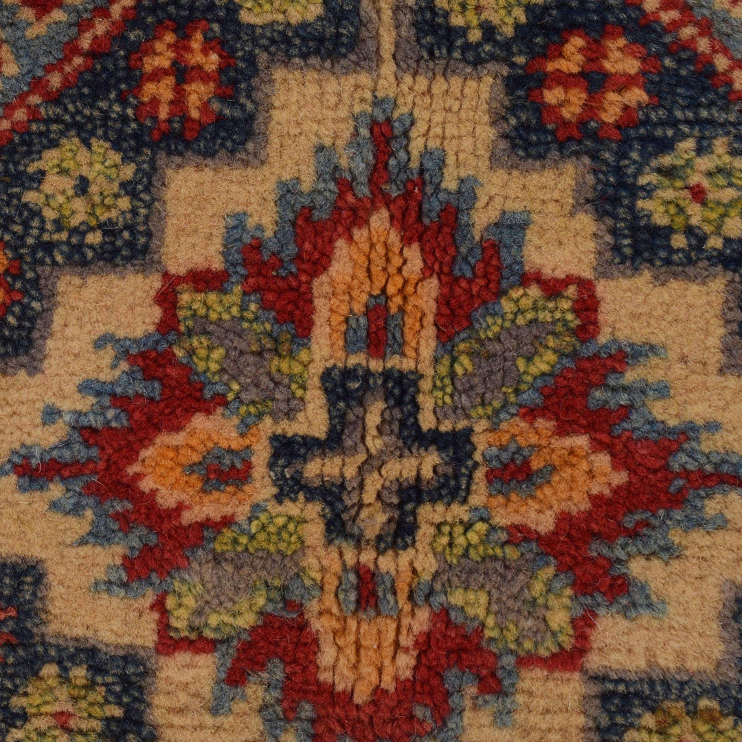 Handmade Kazak Area Rug 4' 0" x 5' 10" - No. AL97714