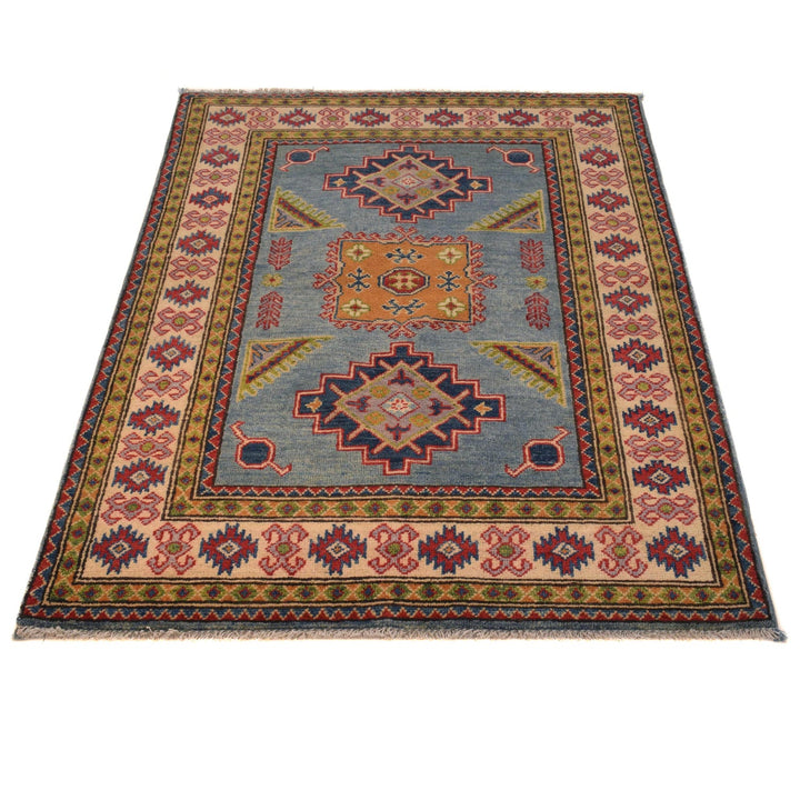 Oriental Kazak Rug 4' 0" x 4' 10" - No. AL36396