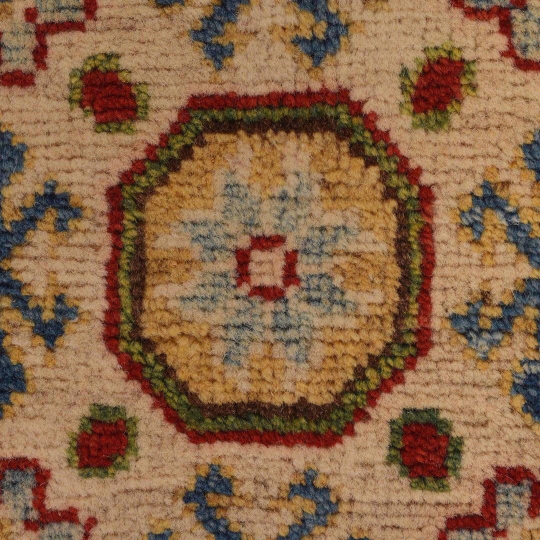 Green Color Kazak Rug 3' 5" x 5' 2" - No. AL26355