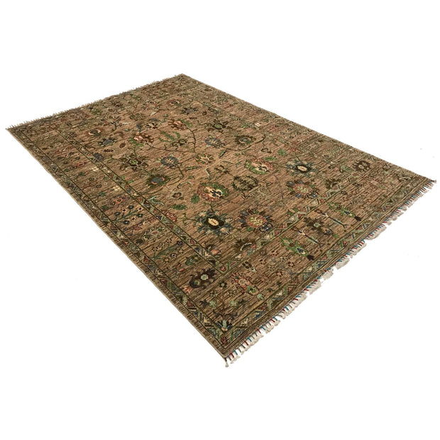 Hand knotted Sultani Carpet 6' 7" x 9' 7" - No. AL15480