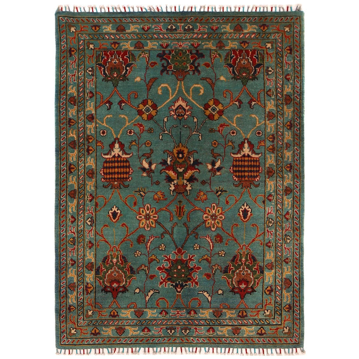 Hand Knotted Sultani Modern Rug 4' 1" x 5' 10" - No. AL28466