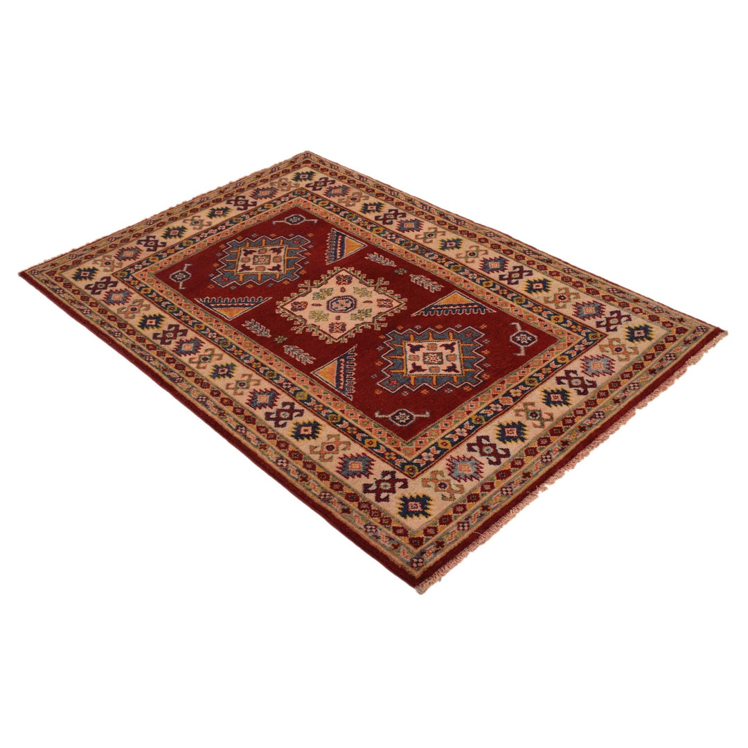 Handmade Kazak Area Rug 3' 4" x 5' 0" - No. AL51362