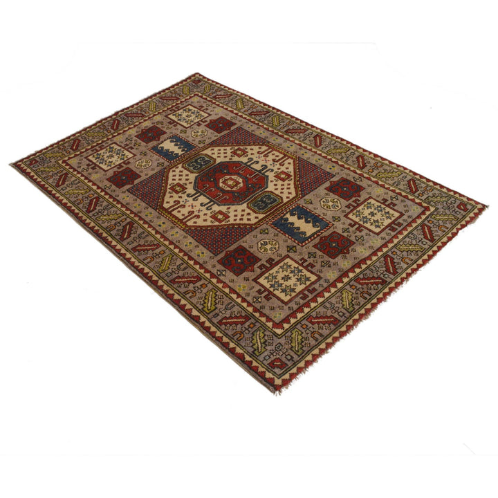 Oriental Mamluk Area Rug 3' 4" x 4' 9" - No. AL55370