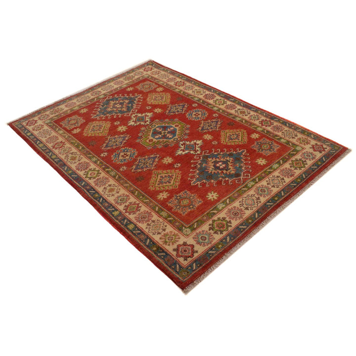 Oriental Kazak Rug 4' 2" x 5' 7" - No. AL67475