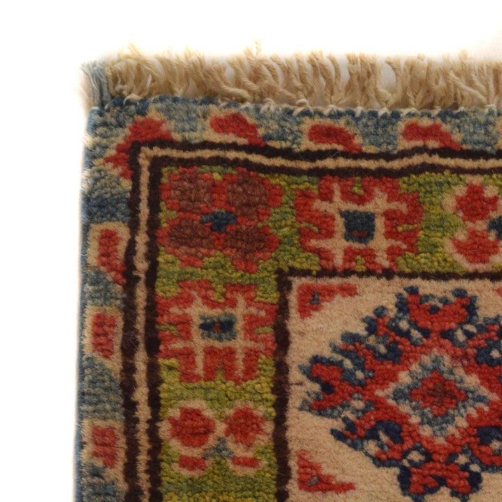 Hand Knotted Kazak Oriental Rug 3' 4" x 4' 9" - No. AL45869