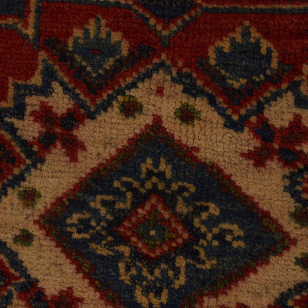 Hand Knotted Kazak Oriental Rug 3' 4" x 4' 9" - No. AL45869