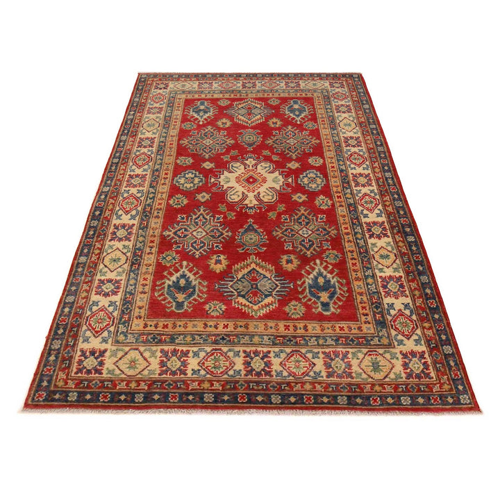 Red Color Kazak Rug 3' 10" x 6' 3" - No. AL30921