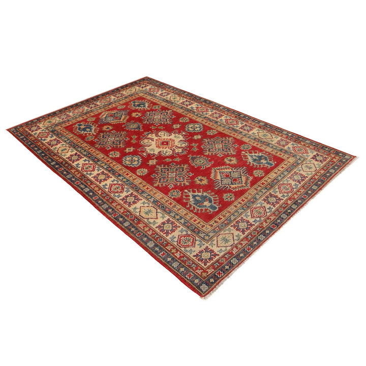 Red Color Kazak Rug 3' 10" x 6' 3" - No. AL30921