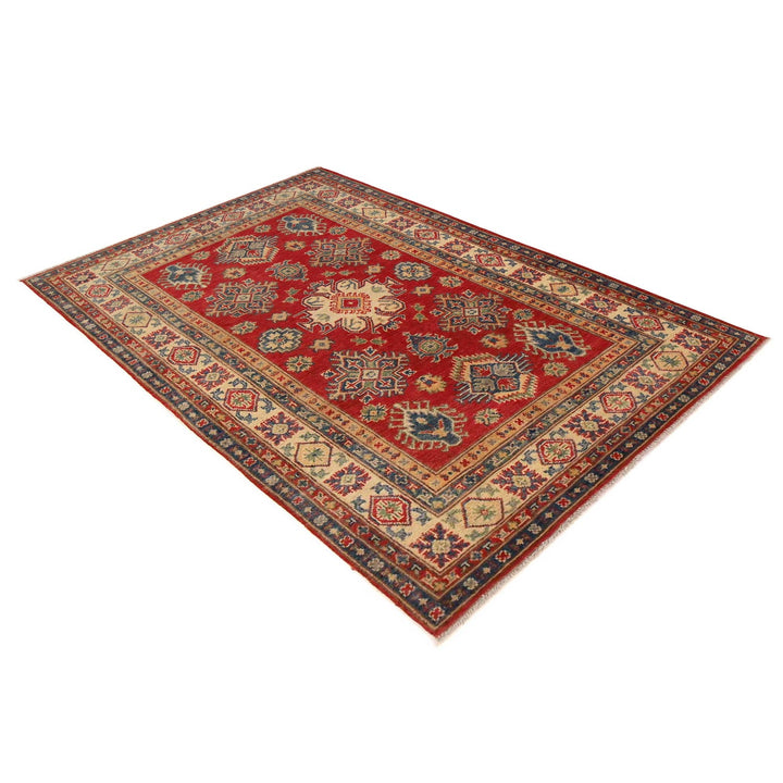 Red Color Kazak Rug 3' 10" x 6' 3" - No. AL30921