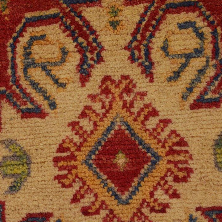 Red Color Kazak Rug 3' 10" x 6' 3" - No. AL30921
