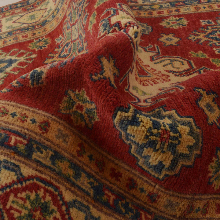 Red Color Kazak Rug 3' 10" x 6' 3" - No. AL30921
