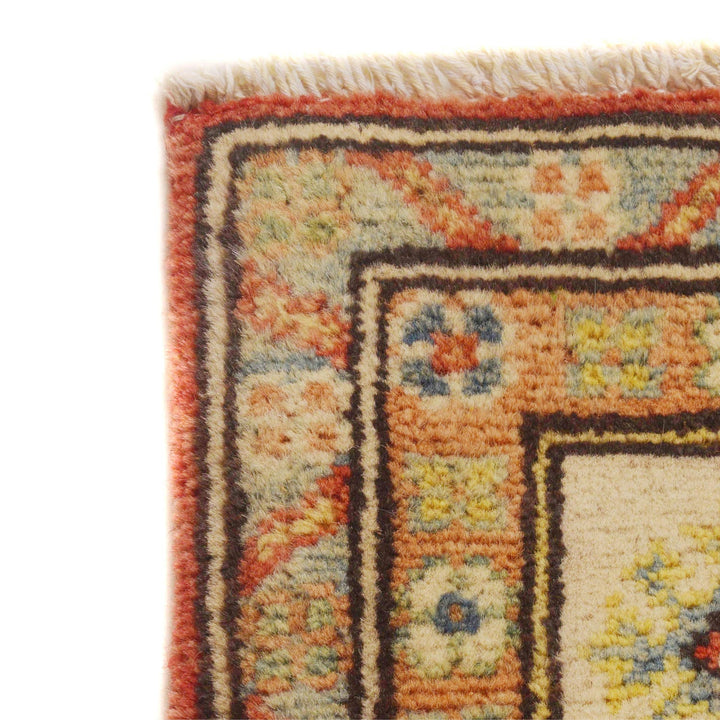 Hand Knotted Kazak Oriental Rug 3' 11" x 5' 10" - No. AL64871