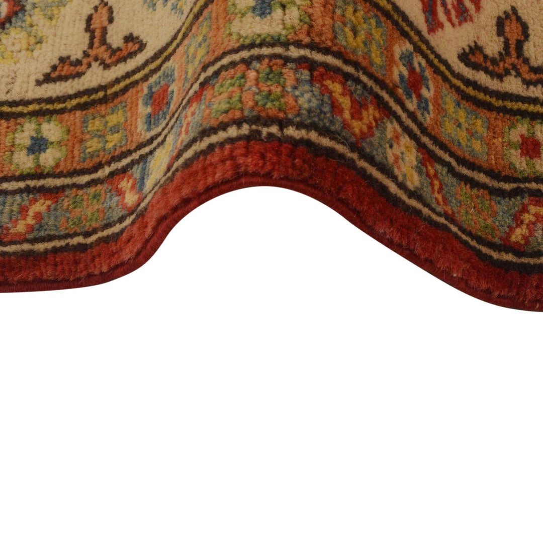 Hand Knotted Kazak Oriental Rug 3' 11" x 5' 10" - No. AL64871