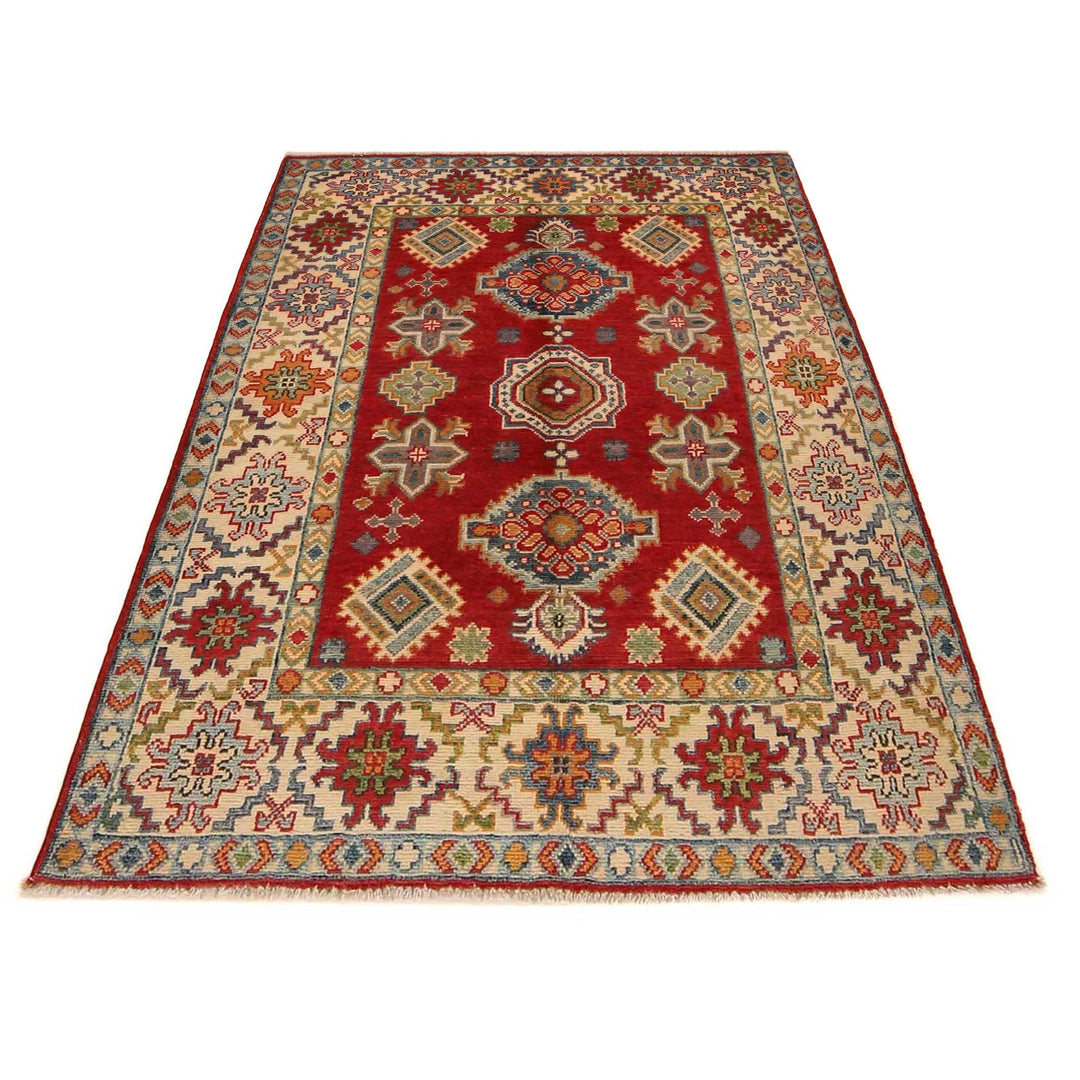 Handmade Kazak Area Rug 3' 5" x 5' 0" - No. AL78911